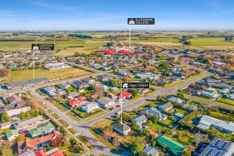 Photo of property in 1 May Street, Leeston, 7632