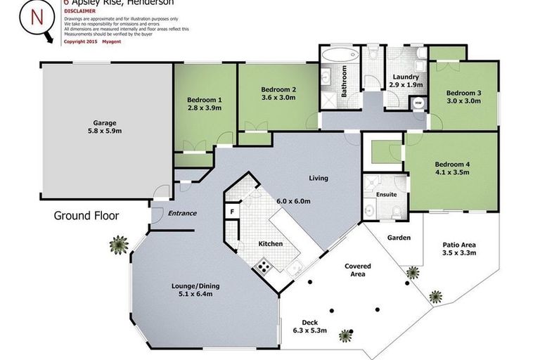 Photo of property in 6 Apsley Rise, Henderson, Auckland, 0612