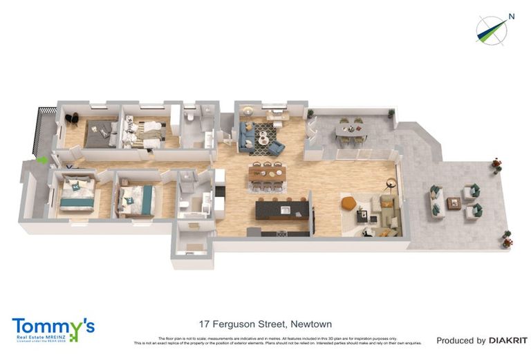 Photo of property in 17 Ferguson Street, Newtown, Wellington, 6021