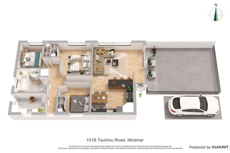 Photo of property in 101b Tauhinu Road, Miramar, Wellington, 6022