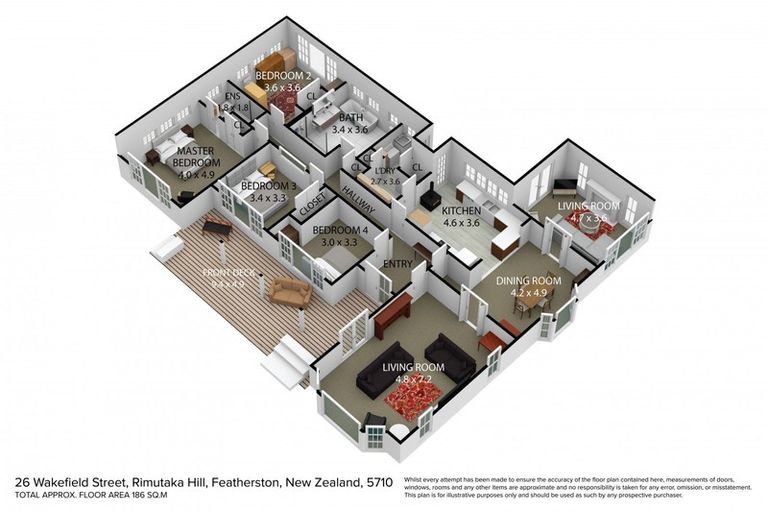 Photo of property in 26 Wakefield Street, Featherston, 5710