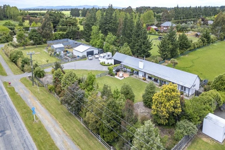 Photo of property in 1461 North Eyre Road, West Eyreton, Rangiora, 7475