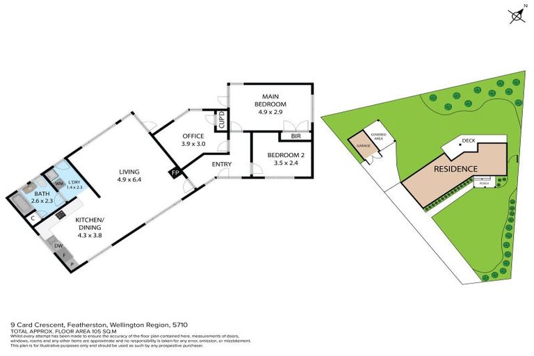 Photo of property in 9 Card Crescent, Featherston, 5710