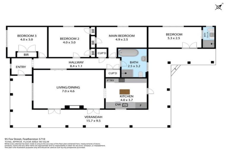 Photo of property in 95 Fox Street, Featherston, 5710