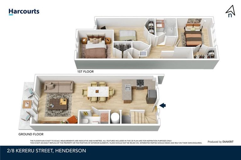 Photo of property in 2/8 Kereru Street, Henderson, Auckland, 0612