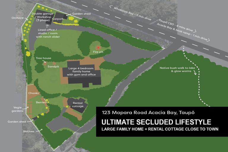 Photo of property in 123 Mapara Road, Acacia Bay, Taupo, 3385