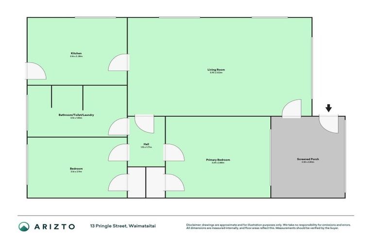 Photo of property in 13 Pringle Street, Waimataitai, Timaru, 7910