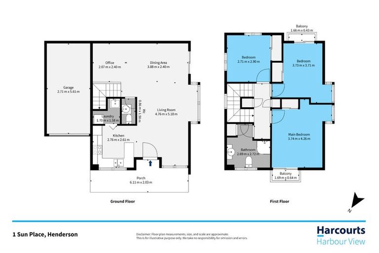 Photo of property in 1 Sun Place, Henderson, Auckland, 0612