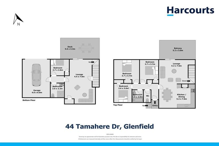 Photo of property in 44 Tamahere Drive, Glenfield, Auckland, 0629