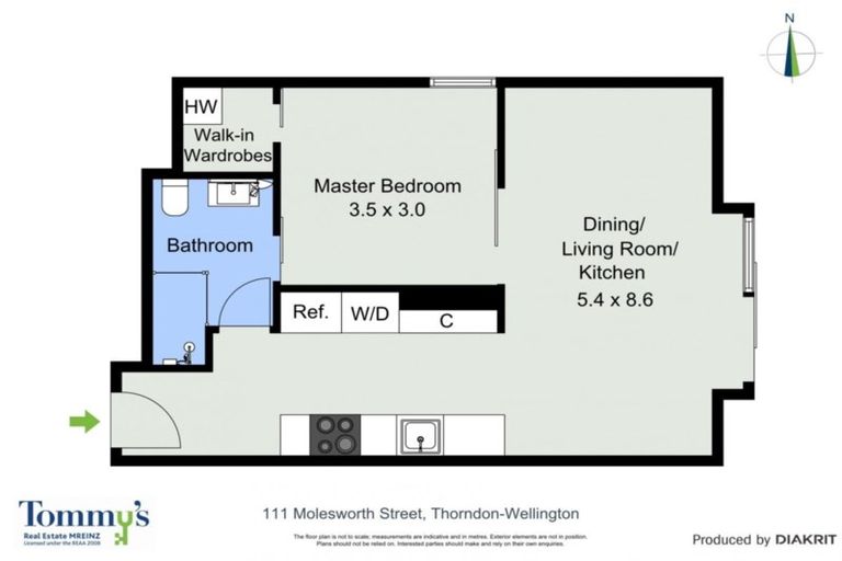 Photo of property in Frame Apartments, 502/111 Molesworth Street, Thorndon, Wellington, 6011