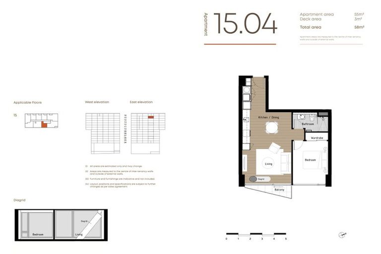 Photo of property in Victoria Lane Apartments, 1504/161 Victoria Street, Te Aro, Wellington, 6011