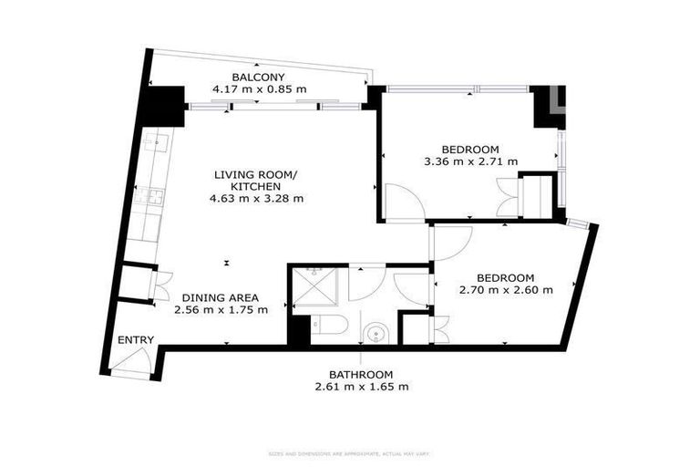 Photo of property in Soho Apartments, 1403/74 Taranaki Street, Te Aro, Wellington, 6011