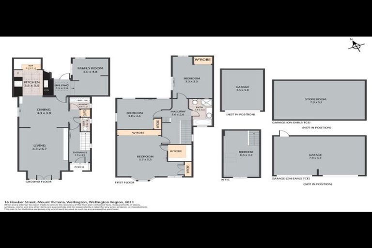 Photo of property in 16 Hawker Street, Mount Victoria, Wellington, 6011