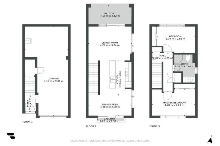 Photo of property in Harbour View Terraces, 9/170 Mokoia Road, Chatswood, Auckland, 0626