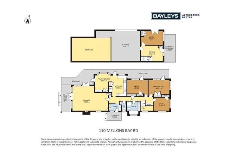 Photo of property in 110 Mellons Bay Road, Mellons Bay, Auckland, 2014