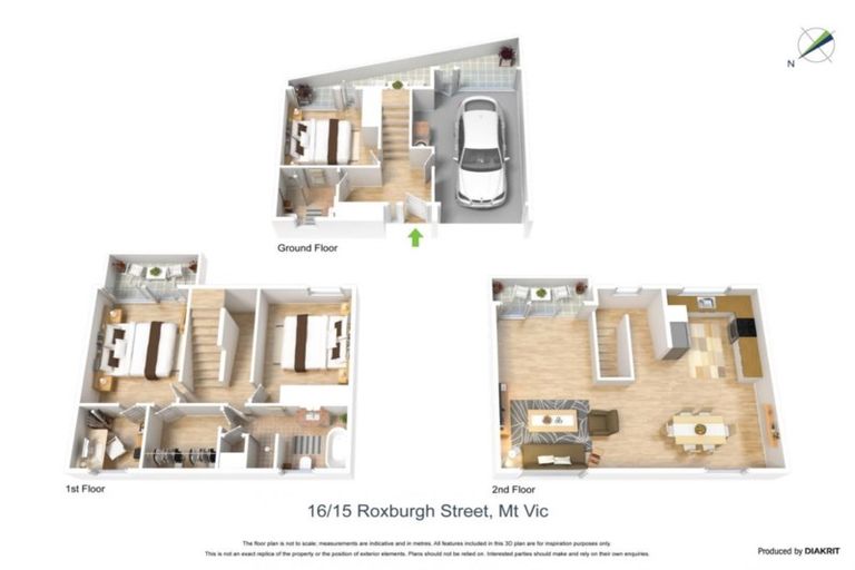 Photo of property in 16/15 Roxburgh Street, Mount Victoria, Wellington, 6011