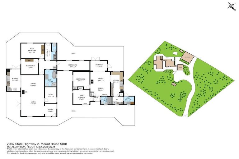 Photo of property in 2087 State Highway 2, Mount Bruce, Masterton, 5881