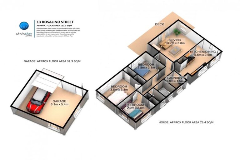 Photo of property in 13 Rosalind Street, Deanwell, Hamilton, 3206