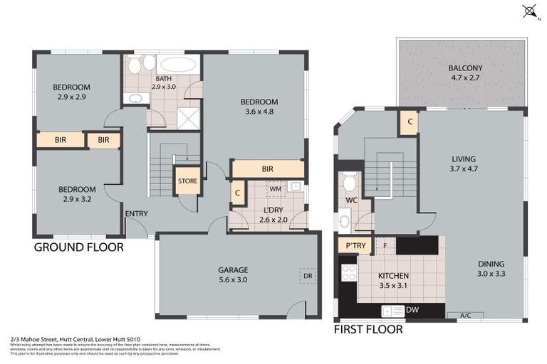 Photo of property in 2/3 Mahoe, Hutt Central, Lower Hutt, 5010