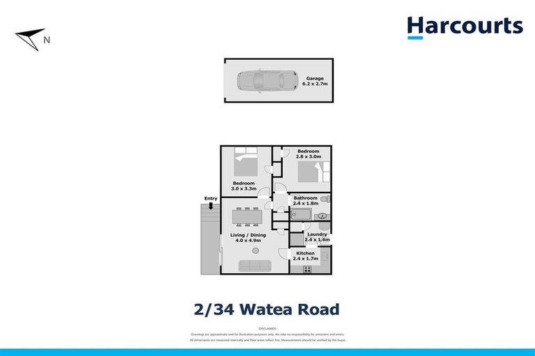Photo of property in 2/34 Watea Road, Sandringham, Auckland, 1025