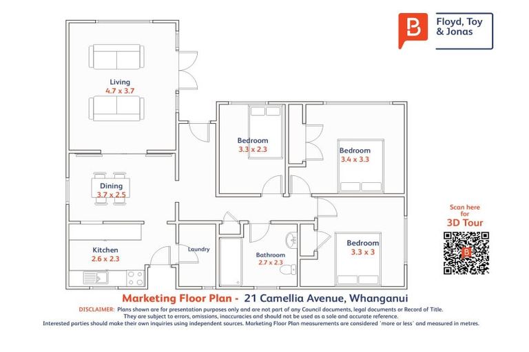 Photo of property in 21 Camellia Avenue, Aramoho, Whanganui, 4500