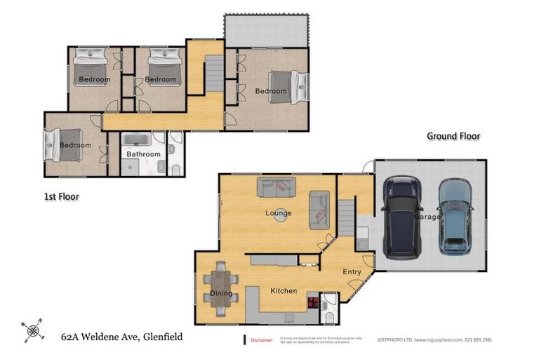 Photo of property in 1/62 Weldene Avenue, Glenfield, Auckland, 0629