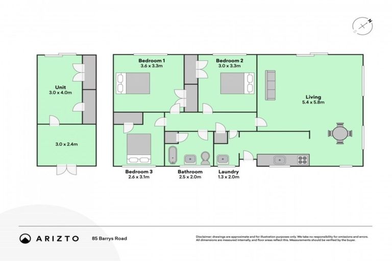 Photo of property in 85 Barrys Road, Glendene, Auckland, 0602