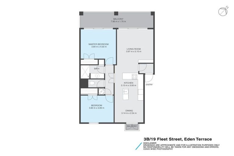 Photo of property in 3b/19 Fleet Street, Eden Terrace, Auckland, 1021