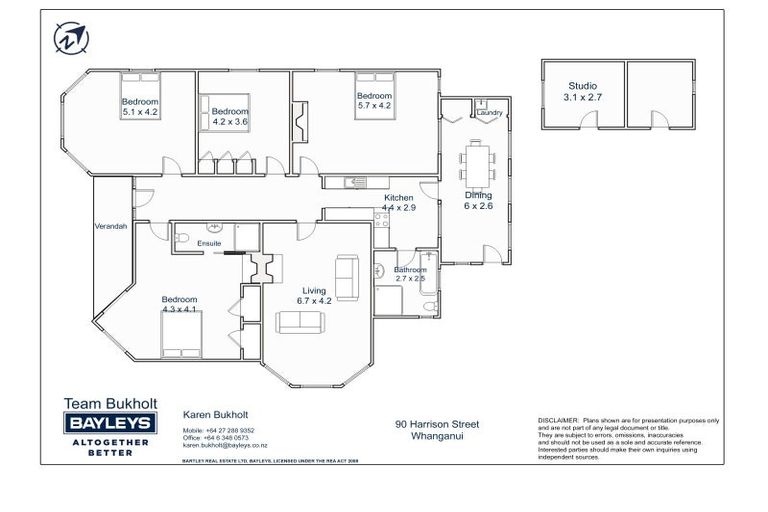 Photo of property in 90 Harrison Street, Whanganui, 4500