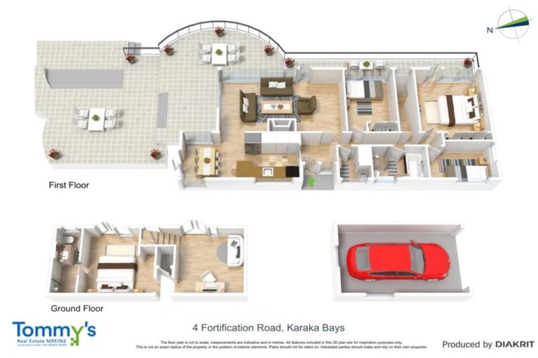 Photo of property in 4 Fortification Road, Karaka Bays, Wellington, 6022