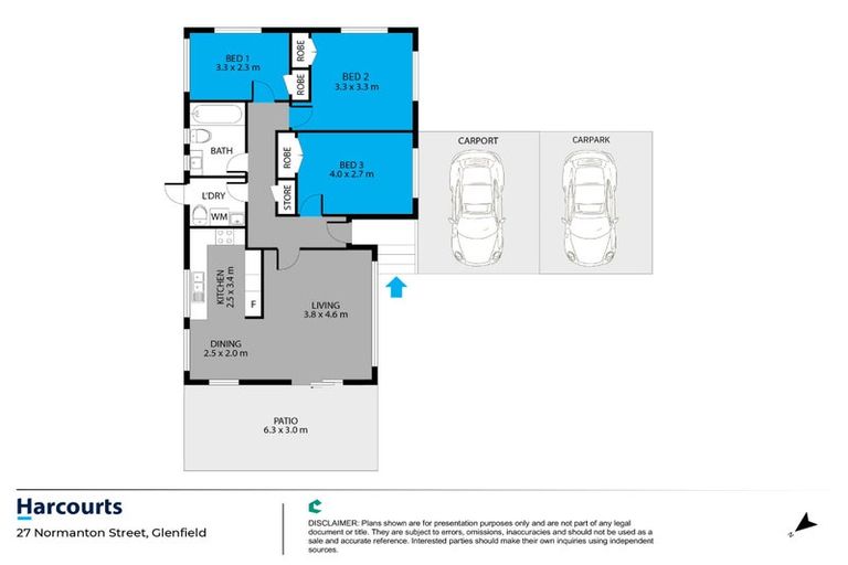 Photo of property in 27 Normanton Street, Glenfield, Auckland, 0629