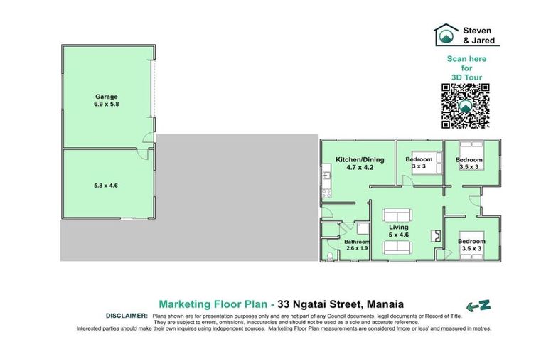 Photo of property in 33 Ngatai Street, Manaia, 4612