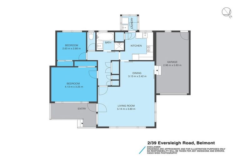 Photo of property in 2/39 Eversleigh Road, Belmont, Auckland, 0622