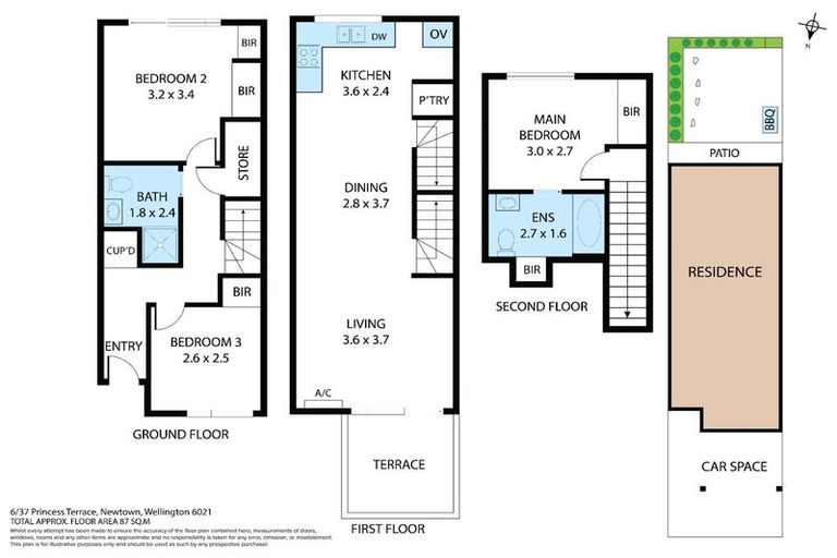 Photo of property in 6/31 Princess Terrace, Newtown, Wellington, 6021