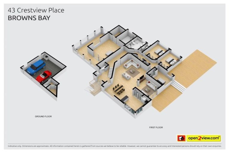 Photo of property in 43 Crestview Place, Browns Bay, Auckland, 0630