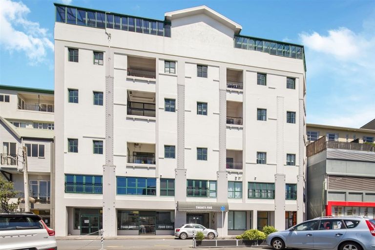 Photo of property in Tennyson Apartments, 18/25 Tennyson Street, Te Aro, Wellington, 6011