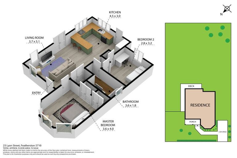 Photo of property in 23 Lyon Street, Featherston, 5710