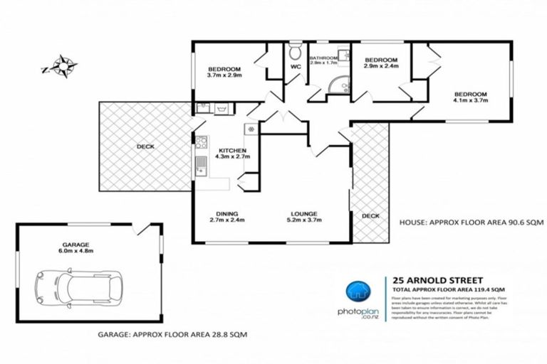 Photo of property in 25 Arnold Street, Leamington, Cambridge, 3432