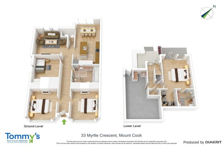 Photo of property in 33 Myrtle Crescent, Mount Cook, Wellington, 6021