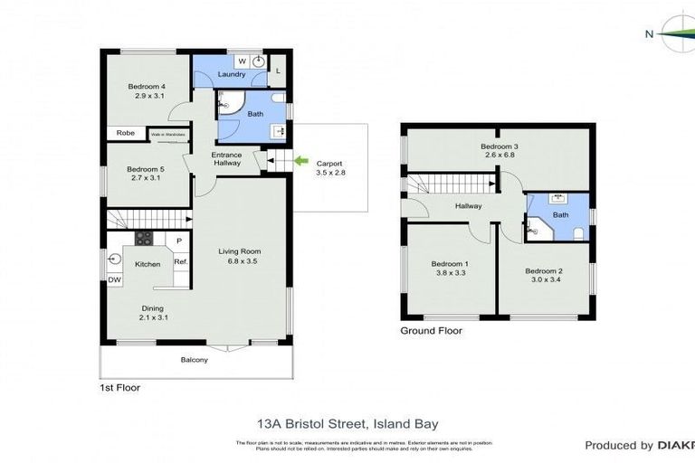 Photo of property in 13a Bristol Street, Island Bay, Wellington, 6023