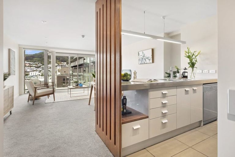 Photo of property in Piermont Apartments, 7i/82 Cable Street, Te Aro, Wellington, 6011