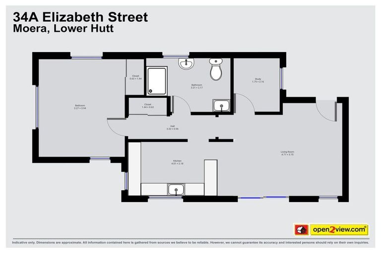 Photo of property in 34a Elizabeth Street, Moera, Lower Hutt, 5010