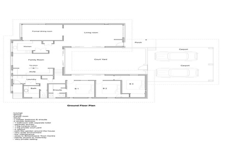 Photo of property in 3 Hebe Place, Birkenhead, Auckland, 0626