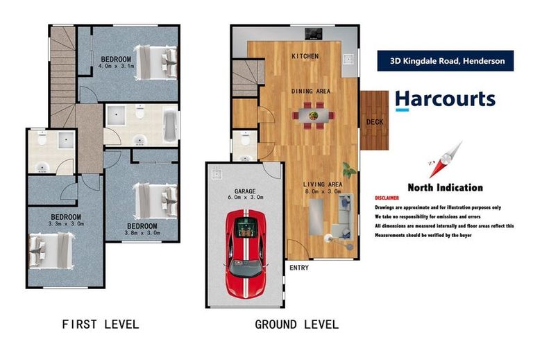 Photo of property in 3d Kingdale Road, Henderson, Auckland, 0610