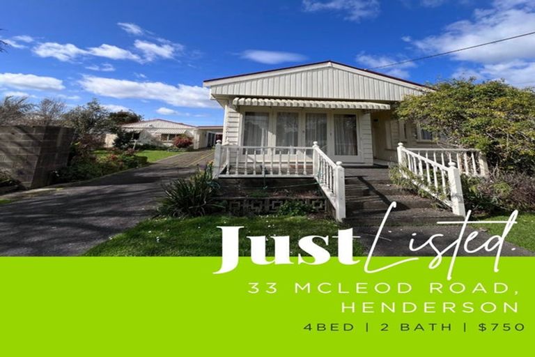 Photo of property in 33 Mcleod Road, Henderson, Auckland, 0612