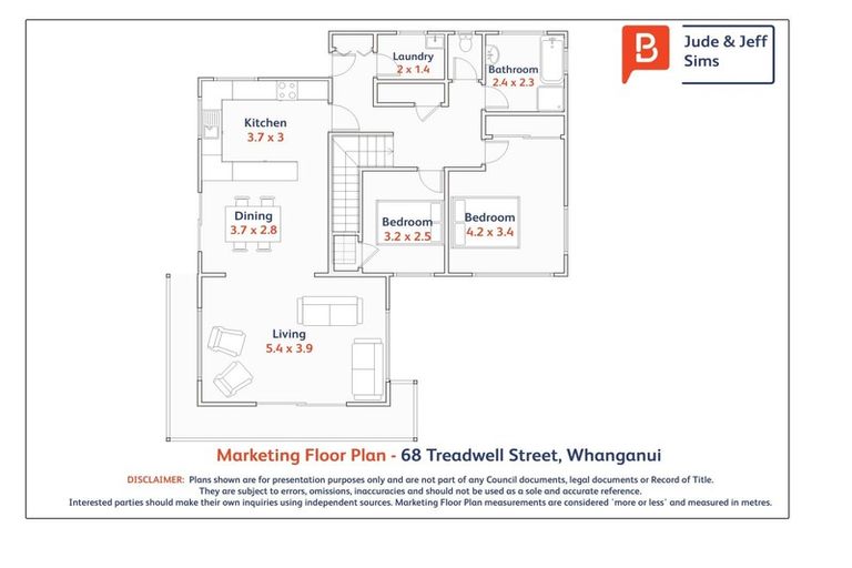 Photo of property in 68 Treadwell Street, Springvale, Whanganui, 4501