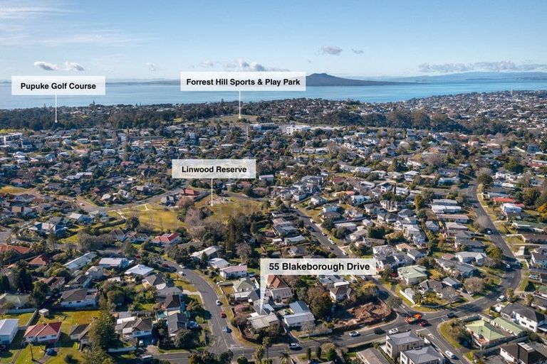 Photo of property in 55 Blakeborough Drive, Forrest Hill, Auckland, 0620