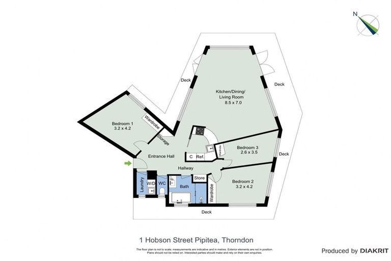 Photo of property in Hobson Flats, 10/1 Hobson Street, Pipitea, Wellington, 6011