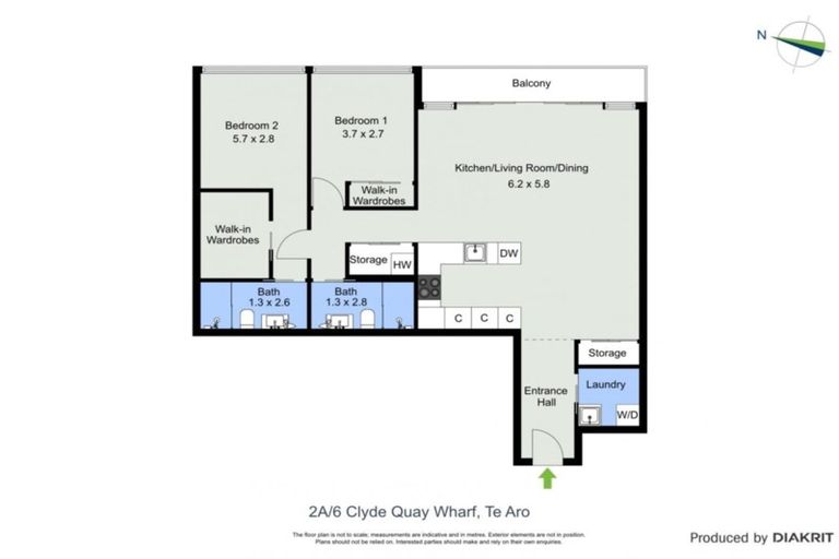 Photo of property in Clyde Quay Wharf, 2a/6 Clyde Quay Wharf, Te Aro, Wellington, 6011