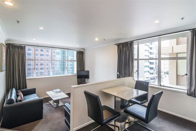 Photo of property in Terrace Garden Apartments, 4f/120 The Terrace, Wellington Central, Wellington, 6011